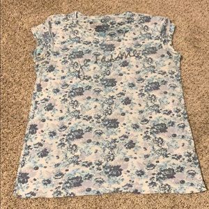 Floral tee